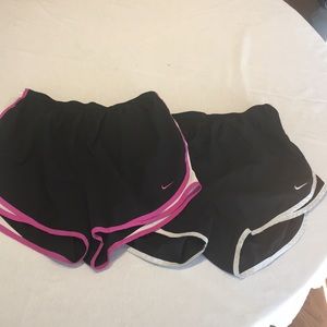 2 pack of Nike running shorts